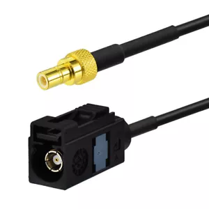 10X DAB antenna Extension cable SMB plug to Fakra A Female jack Pigtail RG174 6" - Picture 1 of 5