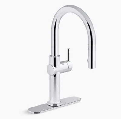 Kohler K-22974-CP Crue™ Grifo de fregadero de cocina extraíble sin contacto, cromo pulido Foto 1 de 4