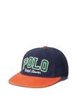 Polo Ralph Lauren Cotton Corduroy Strap Back Baseball Hat Cap Blue Orange Green