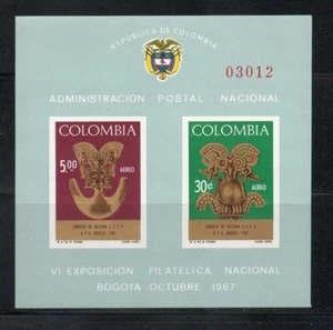 Colombia 1967 C.C.E.P. dell'UPU BF28 nuovo integro MNH N3972 - Bild 1 von 1