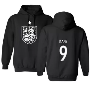 England 2018 Soccer #9 Harry KANE World Cup Hooded Sweatshirt - Picture 1 of 7