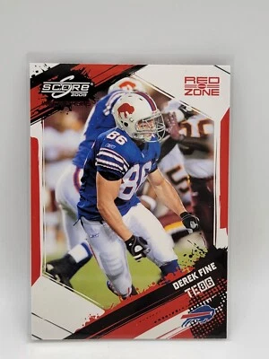2009 Score Inscriptions - Red Zone Autographs #29 Derek Fine /30 - Image 1 of 2
