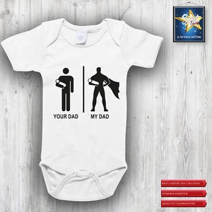 Baby Body BABY HELD WIE PAPA PAPSTTAG Geschenkidee WEIHNACHTEN GEBURT  - Bild 1 von 3