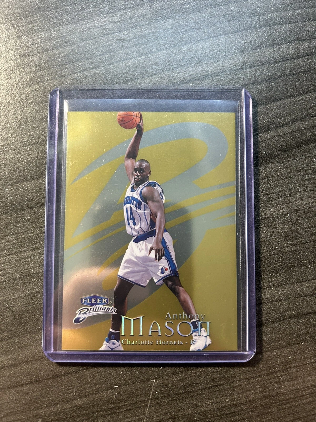 1998-99 Fleer Brilliants Anthony Mason Card #38g.   Gold. /99 B2