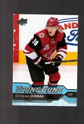 UD 16/17  CHRISTIAN DVORAK YOUNG  GUNS ROOKIE CARD  # 235  PHOENIX COYOTES - Image 1 of 2