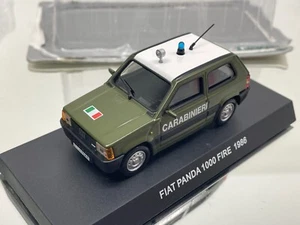 DEAGOSTINI FIAT PANDA 1000 FIRE 1986 CARABINIERI -GREEN 1:43- GOOD CONDITION - Picture 1 of 4