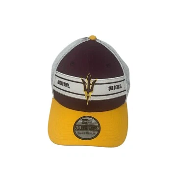 NWT New Arizona State Sun Devils New Era Flex Fit Hat Cap Size Small/Medium - Image 1 of 2