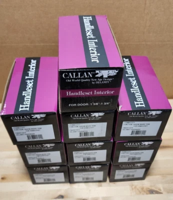 Cantidad 10 perillas de puerta interiores de un solo cilindro Callan Saxon US15 níquel satinado KS1071 Foto 1 de 4