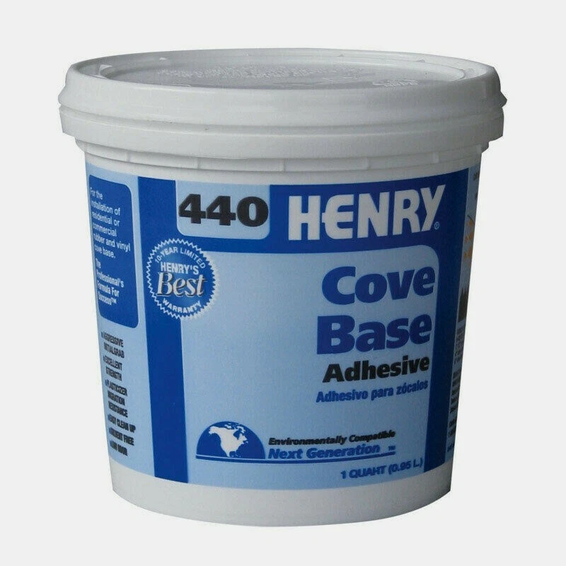 Henry 440 COVE PASTE 1 qt. Adhesive Paste High Strength RUBBER VINYL Easy 12109 - Image 1 of 1