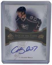 Gilbert Brule 2007-08 SP Authentic Hockey Sign Of The Times Auto Card #ST-GB