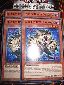 YU-GI-OH! COM LOUP DE GUERRE FANTÔRUSE PRIO-FR023 (PLAYSET) 4 CARTES MINT NEUF - Picture 1 of 1