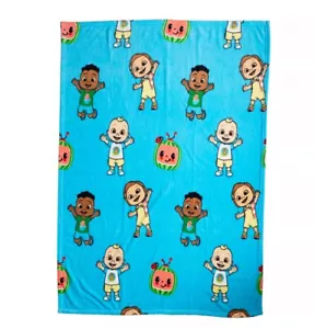 🔥NUEVO🔥Manta original Cocomelon Youth Kids The Big One Throw 46” x 60” - Imagen 1 de 3