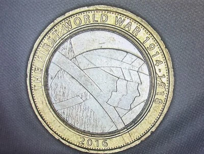First World War £2 Coin Minting Error Rare Coin Collection - Image 1 of 4