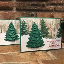 Christmas Tree Cutting Dies Stencils Embossing Scrapbooking DIY Decor Supply Art