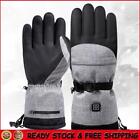 1Pair Heated Gloves 5000mAh Battery Electric Anti-Slip Waterproof Rechargeable