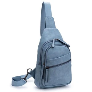 Large Sling Bag for Women Crossbody Purse Leather Fashionable Trendy Chest Ba... - Picture 1 of 6