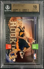 BGS 10 POP 2 Stephen Curry Rookie RC 2009-10 Panini Adrenalyn XL #67