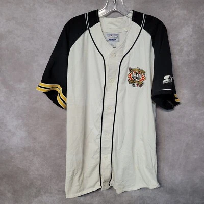 RARE Vintage Starter Pittsburgh Pirates 1994 All Star Game 125th Patch Jersey L - Image 1 of 4