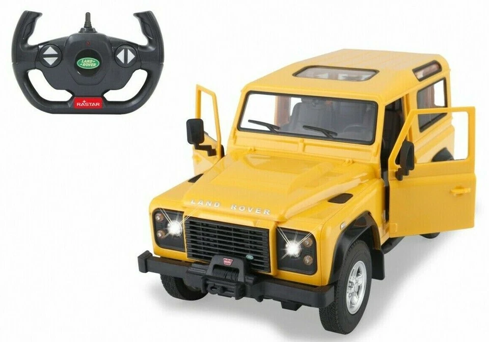 403135 Jamara Land Rover Defender 1 14 gelb 2.4ghz D