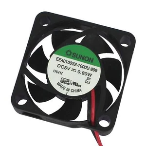 Fan 5V DC 0,6W 40x40x10mm 12m³/h 6100U/Min 12m³/h Sunon EE40100S21000U999 - Picture 1 of 4