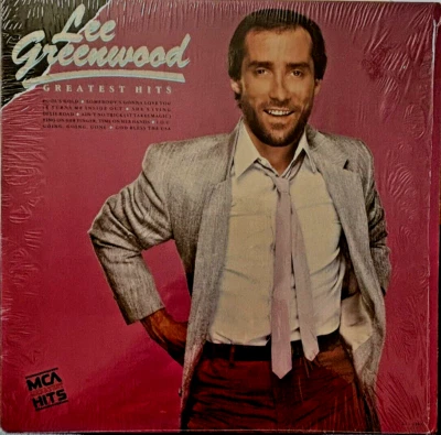 Lee Greenwood   LEE GREENWOOD GREATEST HITS  LP   1985 MCA5882  Shrink Tested - Image 1 of 2