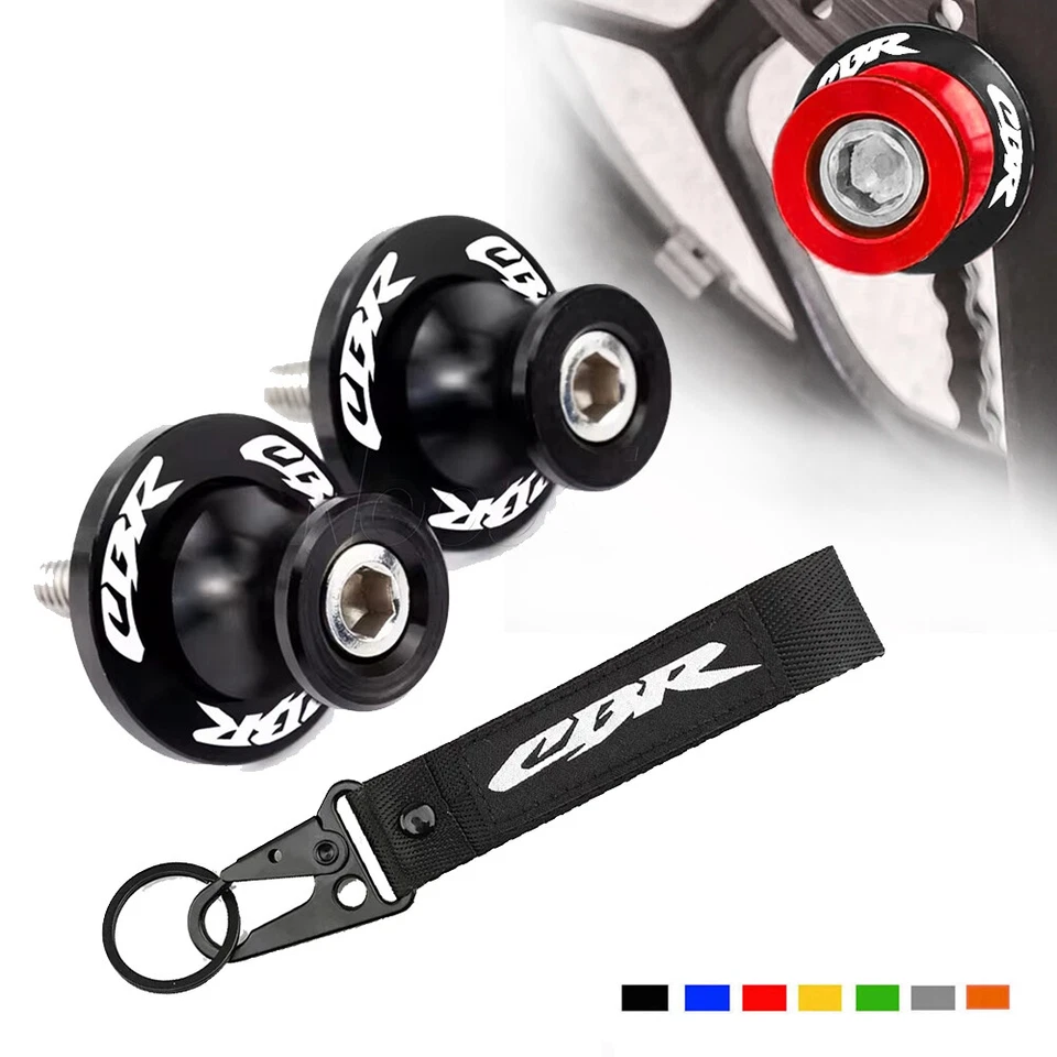 Para Honda CBR250R CBR600RR CBR1000RR 8MM Carretes basculantes Deslizadores Tornillos de pie Foto 1 de 4