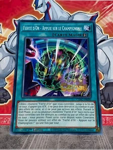 Carte Yu Gi Oh FIERTE D'OR - APPUIE SUR LE CHAMPIGNON CYAC-FR090 x 3 - Picture 1 of 1
