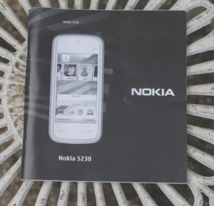 English NOKIA 5230 Mobile Phone User Manual Guide - Zdjęcie 1 z 3