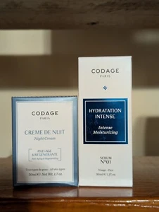Codage Paris Skincare Products (Set) Hydration Intense + Anti-age - Picture 1 of 3
