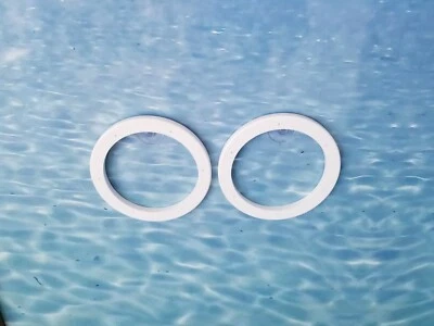 TRIMMED OUT JL Audio Speaker M & MX Series 770 spacer mounting rings White Starboard 1/2