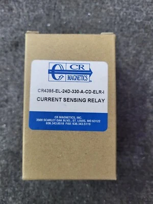 CR Magnetics CR4395-EL-24D-330-A-CD-ELR-I AC Current Sensing Relay - Image 1 of 3