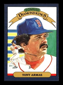 1986 Donruss Diamond Kings #5 Tony Armas Boston Red Sox - Picture 1 of 2
