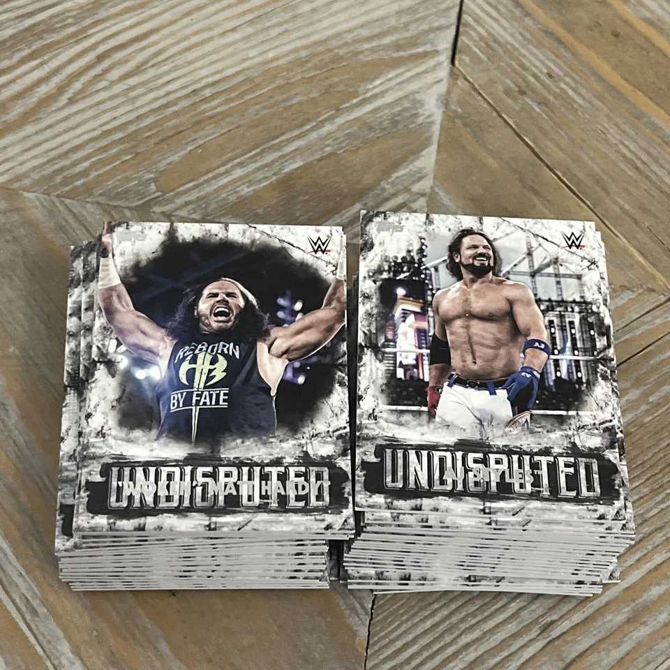COMPLETE SET OF (50) 2018 TOPPS WWE UNDISPUTED WRESTLING CARDS - Image 1 of 1