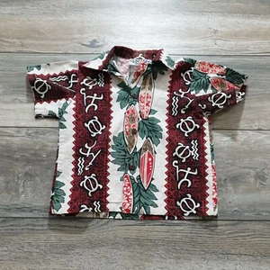 Pacific Legend Child Boys 3/4 Short Sleeve Shirt Hawaiian Play (Check Measure) - Picture 1 of 9
