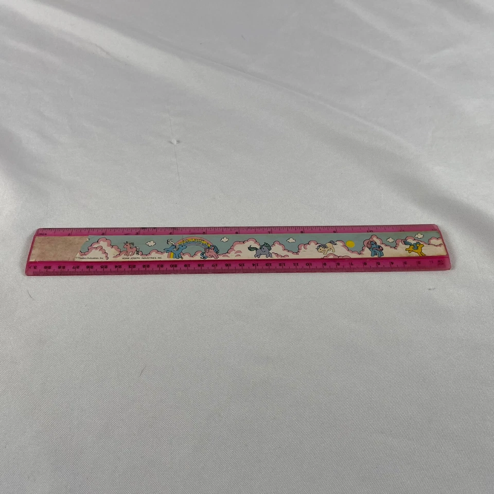 复古 G1 My Little Pony 商品塑料标尺 — 第 1/4 张图片