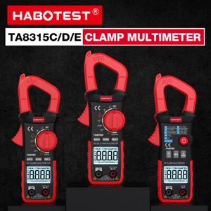 HABOTEST TA8315C/D/E Digital Clamp Meter AC DC Current Multimeter Voltage Tester - Picture 1 of 16