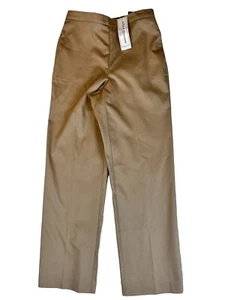 Alfred Dunner Women's Good To Go Traditional Fit Comfort Waist Beige Tan Size 6P - Picture 1 of 12