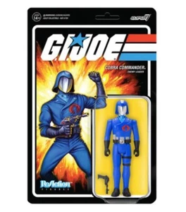 Super7 GI Joe Cobra Commander ReAction Figure Retro Wave 1 MOC Action Figure - Picture 1 of 3