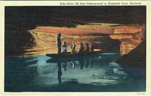 Postal subterránea de 360 pies Echo River Mammoth Cave Kentucky sin publicar - Imagen 1 de 2