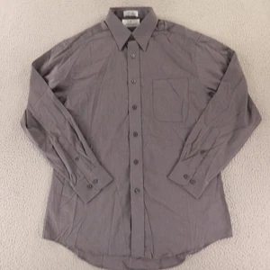 Chemise Barrington homme M 15 32/33 grise géométrique 100% coton poche boutonnée - Photo 1/10