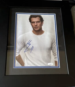 Foto autógrafa firmada por Henry Cavill Superman enmarcada certificado de autenticidad JSA - Imagen 1 de 10