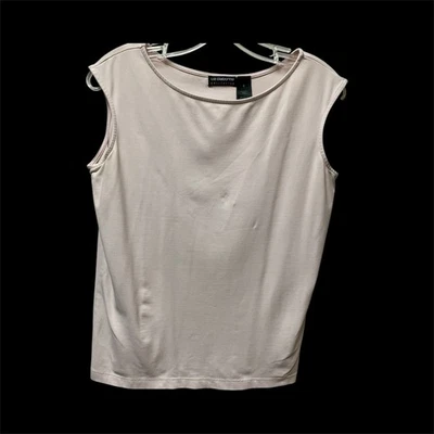 Top sin mangas para mujer Liz Claiborne rosa claro mezcla de nailon, S Foto 1 de 4