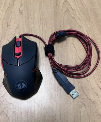 Redragon S101 3200DPI Optical 4 Buttons Wired Gaming Mouse Tested And Working - Image 1 of 4