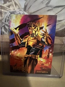 Marvel Fleer Ultra Wolverine 2023 Top Secret Minis MAVERICK #d/42 X-Men casi nuevo monte - Imagen 1 de 2