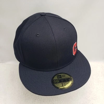 Gorra New Era Navy 100º Año Cleveland Guardians Impecable Ajustada 7 1/2 Foto 1 de 4