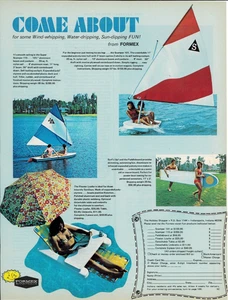 1975 THE HOLIDAY SHOPPER Christmas Sailboat Vintage Magazine Print Ad - Picture 1 of 1