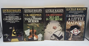Lucille Kallen Book Lot Of 4, C.B. Greenfield, Lady, Murder, Madness - Picture 1 of 8