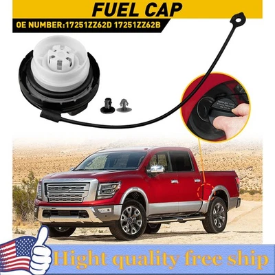 Tapa de gasolina para tanque de combustible Nissan Titan Frontier NV2500 2012-2021 17251ZZ62D S Foto 1 de 4