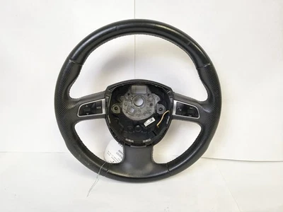 Audi A5 2008-2012 volante de cuero de 3 radios con botón 8T0419091A fabricante de equipos originales Foto 1 de 4