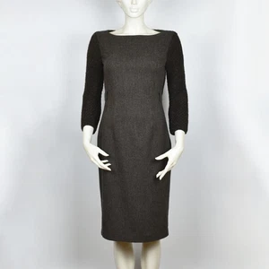 Max&Co MAX MARA Kleid Gefüttert Strick Polyester Wollmischung Braun Italien 36 - Bild 1 von 10